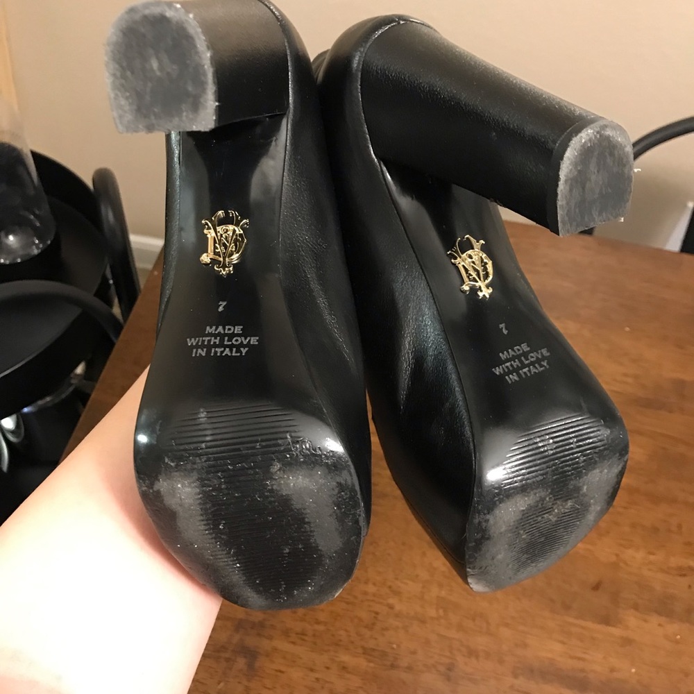 Kat Von D Black and Red Heeled Boots - Picture 8 of 11
